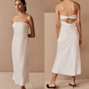 Sachin + Babi || Aubrey Strapless Satin Dress